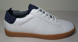 Steve Madden Size 9 M SUNNY White Blue Lace Up Sneakers New Men&#39;s Shoes - £83.48 GBP