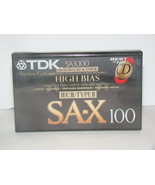 TDK - SA-X100 - HIGH BIAS IEC II / TYPE II - Blank Cassette Tape (New) - $20.58 CAD