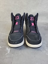 Nike Jordan 1 Flight 4 Prem GG Black Pink Shoes 828245-009 Youth 5Y - £17.24 GBP