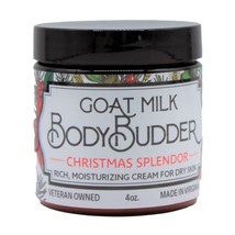 Body Budder Christmas Splendor Bates Family Farm Goat Milk Natural 4 oz Dry Skin - £12.62 GBP