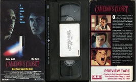 Cameron&#39;s Closet Screener Vhs Mel Harris Cotter Smith Svs Video Tested - £23.68 GBP