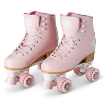 Retro Quad Adult Skates - Pastel Pink (Size 9), One Pair Women Skates - £129.39 GBP