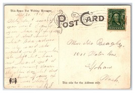 Bateau Vapeur Boneta St Joe Rivière Couer D&#39;Alene Idaho Id 1909 DB Postale P19 - £16.00 GBP