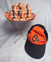 SGA Baltimore Orioles MD MLB O&#39;s  Miller Floppy Hat  &amp; Dap Baseball Cap Lot Of 2 - £23.85 GBP