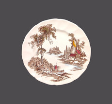 Johnson Brothers The Old Mill Brown Multicolor dessert plate made in England. - $41.19