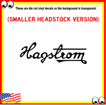 Hagstrom Guitar Headstock Vinyl Cut Decal Sticker Logo For Guitar Restor... - £7.90 GBP+
