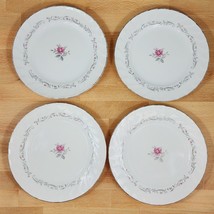 Royal Swirl Set of 4 Bread &amp; Butter Plate Fine China Ceramic 6 3/8&quot; (16cm) - £14.98 GBP