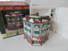 Coca Cola Brand Town Square Lighted Village Bldg Taylor & Sons Emporium Mint - $27.85