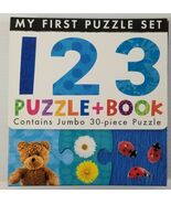 My First Puzzle Set: 123 Puzzle and Book by Tiger Tales (2013, Mixed Media) - $6.92
