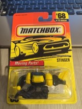 MatchBox in Blister Pack - #68 - Stinger - Black and Yellow - $8.90