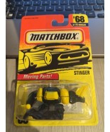 MatchBox in Blister Pack - #68 - Stinger - Black and Yellow - $8.90