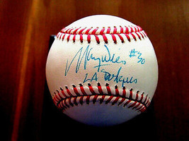 Maury Wills # 30 Mvp La Dodgers 2ND Baseman Signed Auto Vintage Onl Baseball Jsa - £93.14 GBP