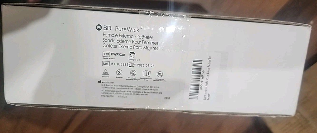 PureWick Female ExternalCatheters Individually Sealed 30 Pack /Exp 07/2025 - €107,25 EUR