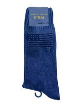 Polo Ralph Lauren Men Shoe 6-12.5 Blue Indigo Dye US Flag RL Logo Crew B... - $336.08 MXN