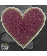 Heart in Purple Iron On Patch Applique Embellishment - $4.38 CAD