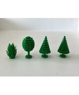 Vintage LEGO Green Tree Lot Of 4 - $11.83