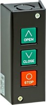 3 Button Open-Close-Stop Access Control Station Commercial Garage Door Wall Nema - £11.81 GBP