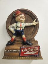 Old German Premium Lager Advertising Bar Beer Display Sign Hey Herman! V... - $217.30 CAD