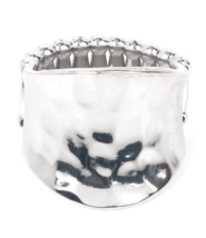 Paparazzi Hammer Down Silver Ring - New - $4.50