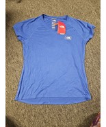 Womens North Face Graphic Tee Get Outside Dazzling Blue Heather Size Med... - $31.14 CAD