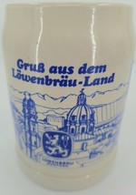 Lowenbrau Munchen Stein Mug .5L Half Liter Germany Stoneware Vintage - £16.73 GBP