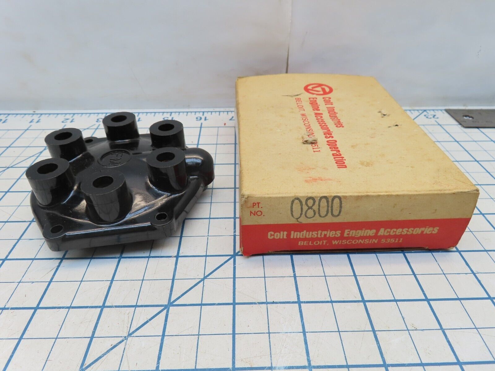 Fairbanks Morse Colt Q800 Distributor Cover Cap 6 Cylinder