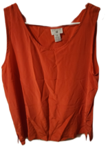 Georgiou Tank Top Size 14 Orange - $15.00