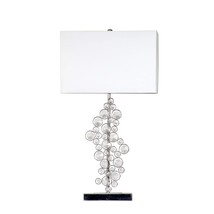 Elegant Designs LT1027-CHR Prismatic Crystal Sequin and Chrome Table Lamp - £75.32 GBP
