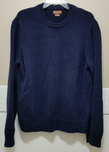 Michael Kors Navy Blue Knit Sweater Mens Xxl Crew Neck Winter Pullover Jumper Mk - £15.07 GBP