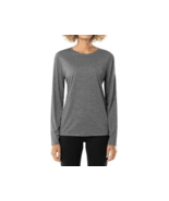 Athletic Works Women Active Moisture Wicking Long Sleeve T-Shirt, Gray X... - $289.13 MXN