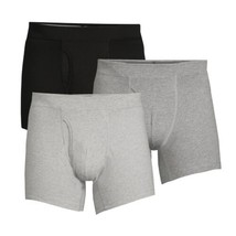 George Men&#39;s Tag-Free Stretch Anti-Odor Boxer Briefs, 3-Pack Size Medium... - £11.14 GBP