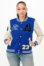 Women&#39;s Patch Varsity Bomber Jacket - €40,57 EUR