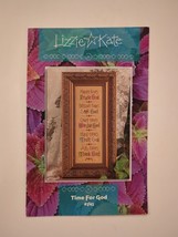 Lizzie Kate Time For God #141 Counted Cross Stitch Chart 3.5 X 12.25 Inches - $8.54