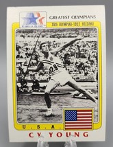 Cy Young Javelin Olympic Gold Medalist 1983 Greatest Olympians #53 - £2.53 GBP
