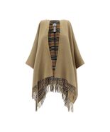 Burberry Brown Merino Wool Scarf Women - $988.99
