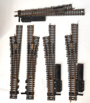HO Atlas #6 Custom-Line Turnout Lot Left Right Remote Manual Switch Trac... - $927.28 MXN