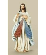 Divine Mercy Statue 6 Inch Jesus Christ Figurine Catholic Faith Home Decor - $37.52 CAD