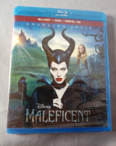 Maleficent Disney Blu Ray Dvd Digital Hd Angelina Jolie New Factory Sealed - £7.07 GBP