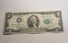 1976 $2 Dollar Bill Series E ~ Richmond Federal Reserve - $15.00