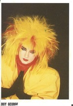 ⭕VTG card pocket calendar 1985 BOY GEORGE Portugal group music singer - $73.65 MXN