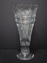 Large Elegant Shannon Crystal Vase 13 ¾ inches Tall - $60.00