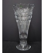 Large Elegant Shannon Crystal Vase 13 ¾ inches Tall - £47.95 GBP