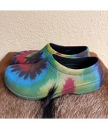 Crocs On The Clock Tie Dye Graphic Dual Comfort Work Clog Slip-On Unisex... - $75.09 CAD