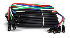 Whirlwind MTD04C5E100 Fan to Fan Cat5e Neutrik Ethercon 4 Channel Snake ... - $14,228.39 MXN
