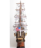 30&quot; Wood Brown 1797 USS Constitution Medium Open Fron Display Case Hand ... - $2,129.68 CAD