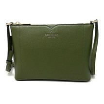 Kate Spade Harlow Crossbody Purse Enchanted Green Leather WKR00058 New - £218.88 GBP
