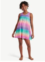 Justice Girls Swimsuit Cover Up Dress, Size XL 16/18 Color Purple - £11.27 GBP