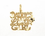 Daddy's little girl Unisex Charm 14kt Yellow Gold 437364 - $129.00