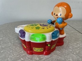 VTech BABY BEATS Monkey Drum Fun &amp; Educational 70+ Songs Phrases &amp; Sound... - £12.95 GBP
