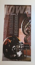 2011 Iowa Hawkeyes and Big Ten Football Schedule Poster - $28.71